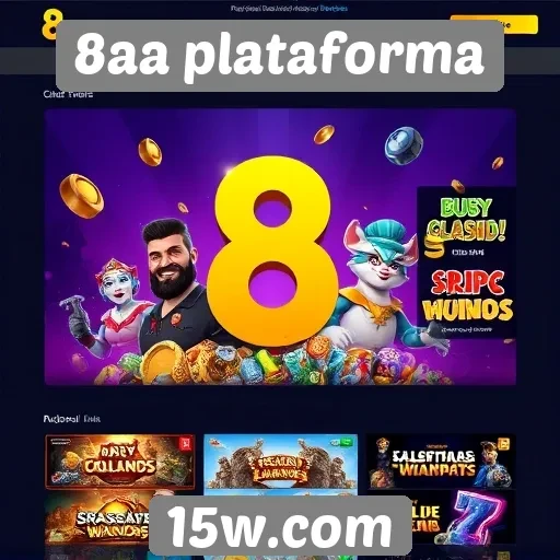 8aa plataforma oferece diversidade de jogos para todos os gostos